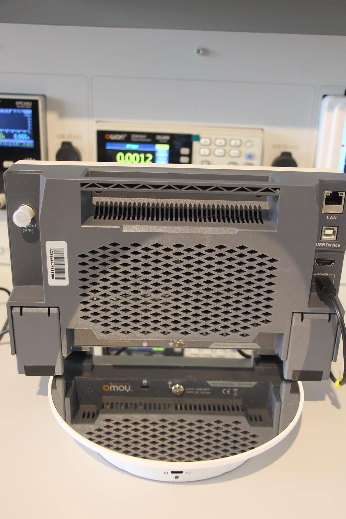 Owon ADS924A Oscilloscope – 250 MHz, 4CH, 7" Touchscreen, 12-Bit, Logic Analyzer