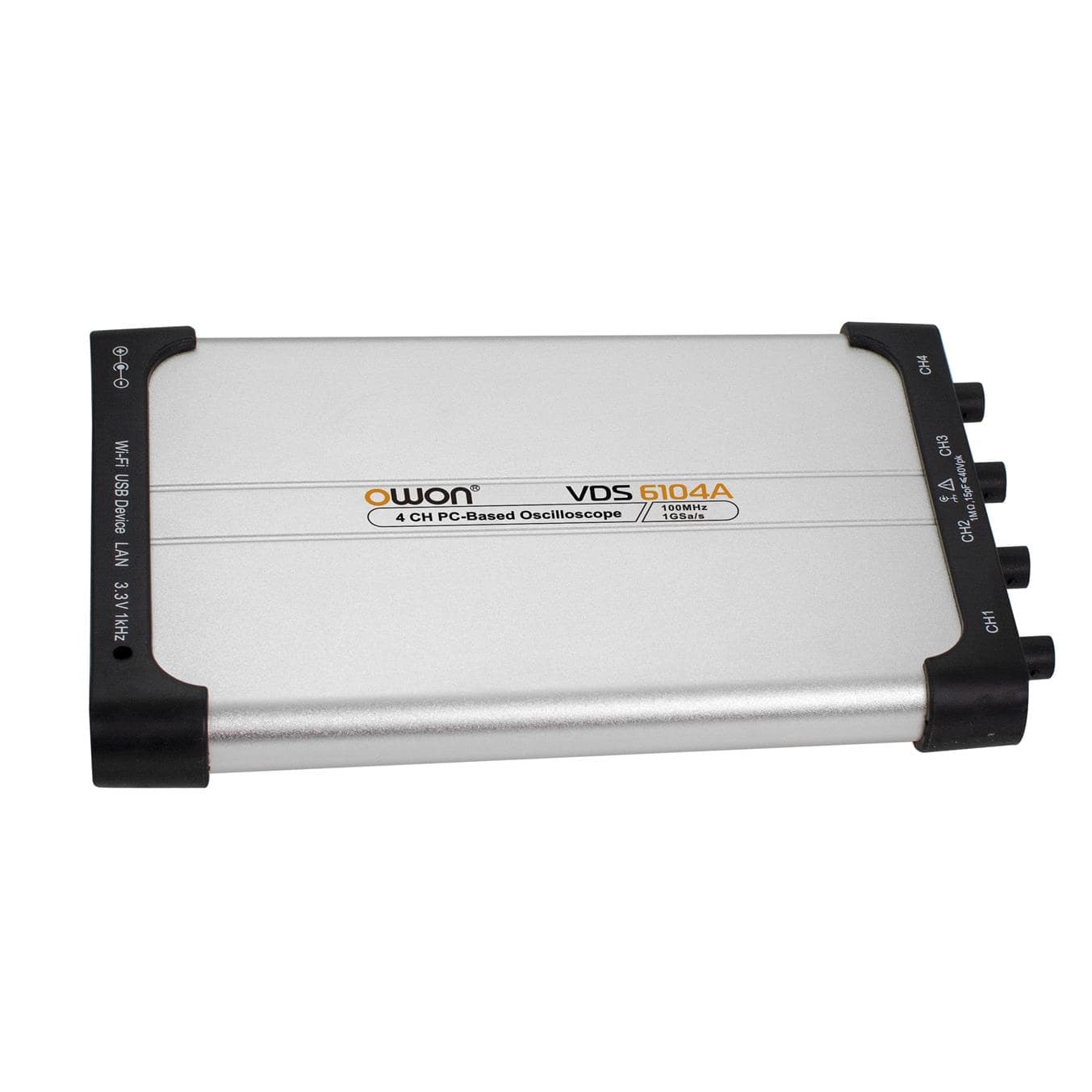 OWON VDS6104A Virtual PC Oscilloscope – 100 MHz, 4 Channels, 14-bit