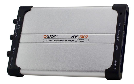 OWON VDS6102 Virtual PC Oscilloscope – 100 MHz, 2 Channel