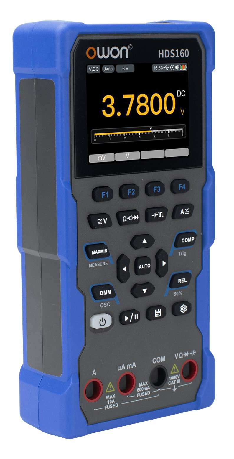 OWON HDS160 True RMS Digital Multimeter &amp; Oscilloscope – 60,000 Counts
