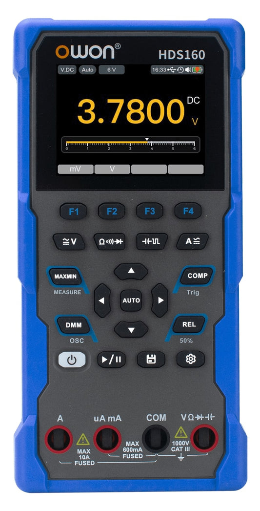 OWON HDS160 True RMS Digital Multimeter &amp; Oscilloscope – 60,000 Counts