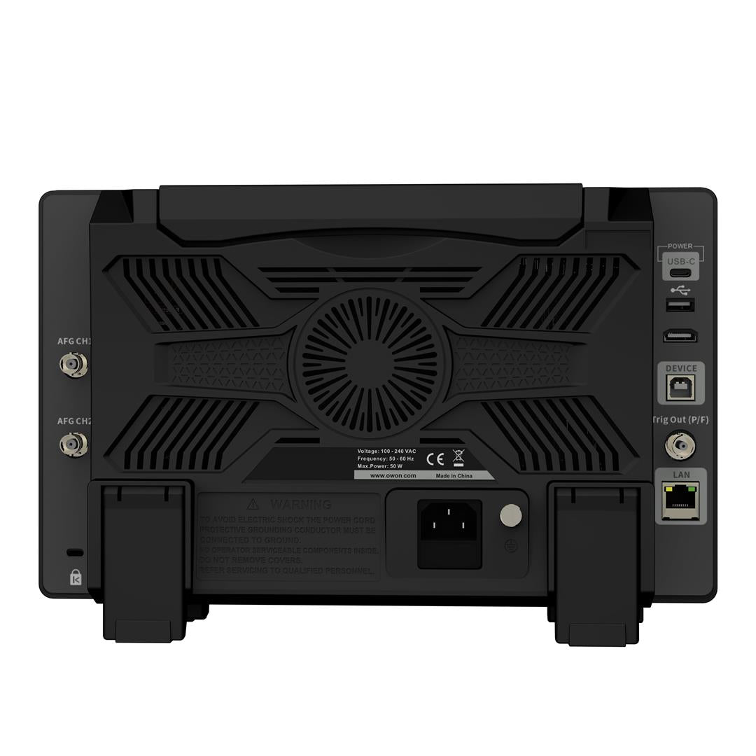 Owon ADS3102A Oscilloscope – 100MHz Bandwidth, 2 Channels, 12-bit Resolution, 10.1" Touchscreen