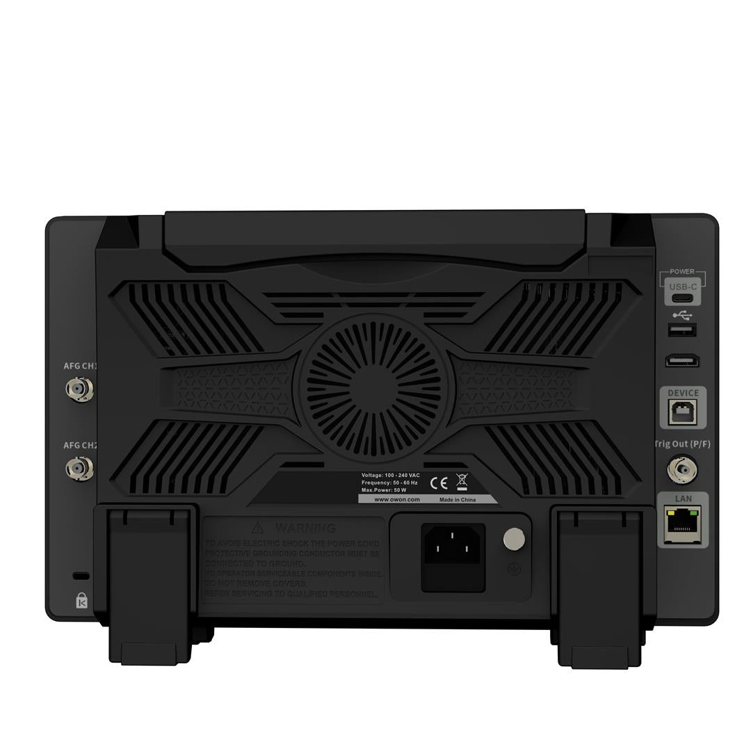 Owon ADS3204A Oscilloscope – 200MHz | 4 Channels | 10.1” Touchscreen | 12-Bit Resolution