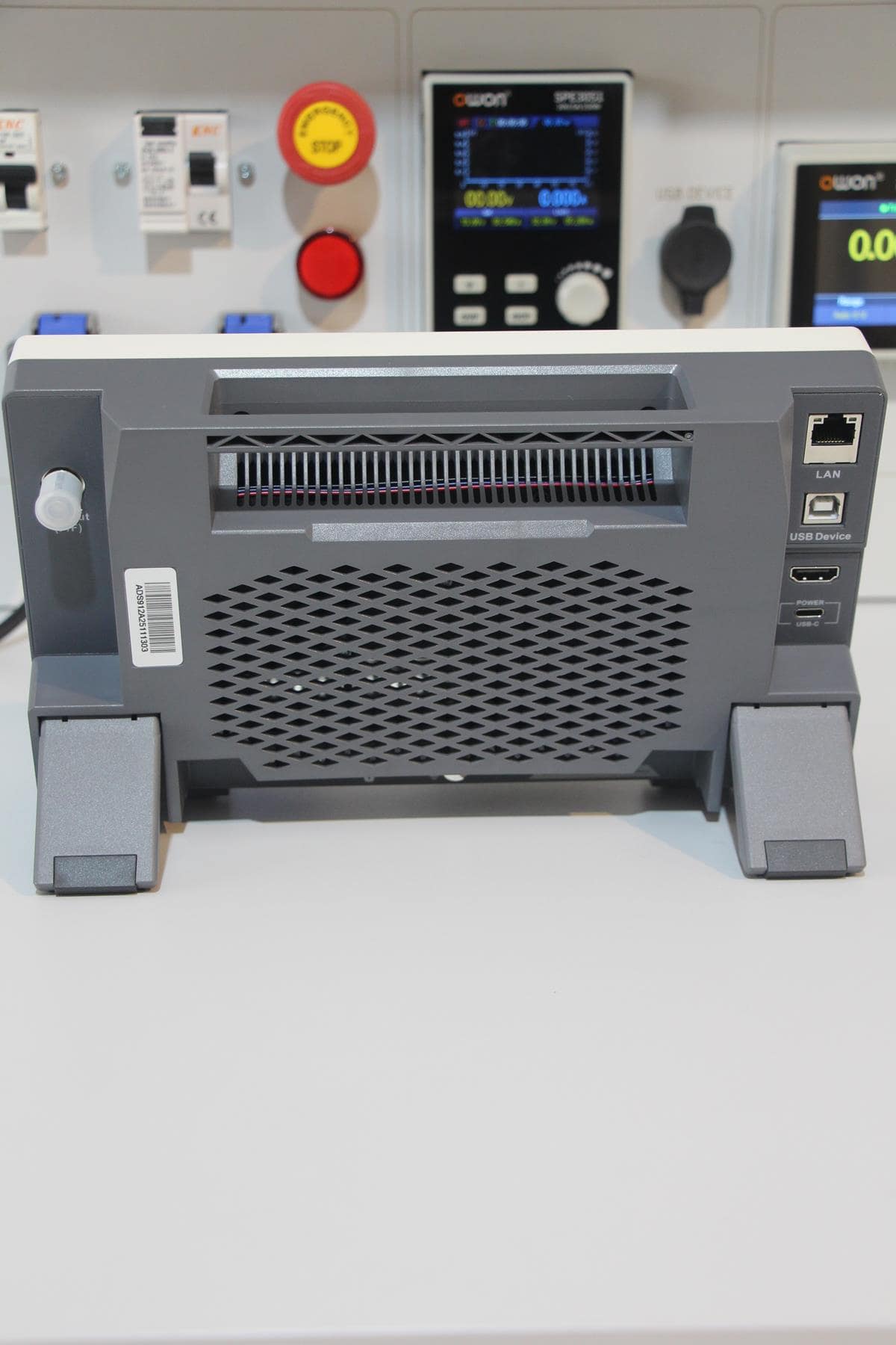 Owon ADS912A Digital Oscilloscope – 125 MHz Bandwidth, 2 Channels, 12-bit, with Touchscreen and Optional Logic Analyzer