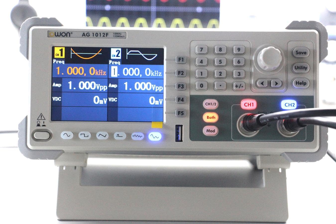 OWON AG1012F Arbitrary Function Generator – 10 MHz
