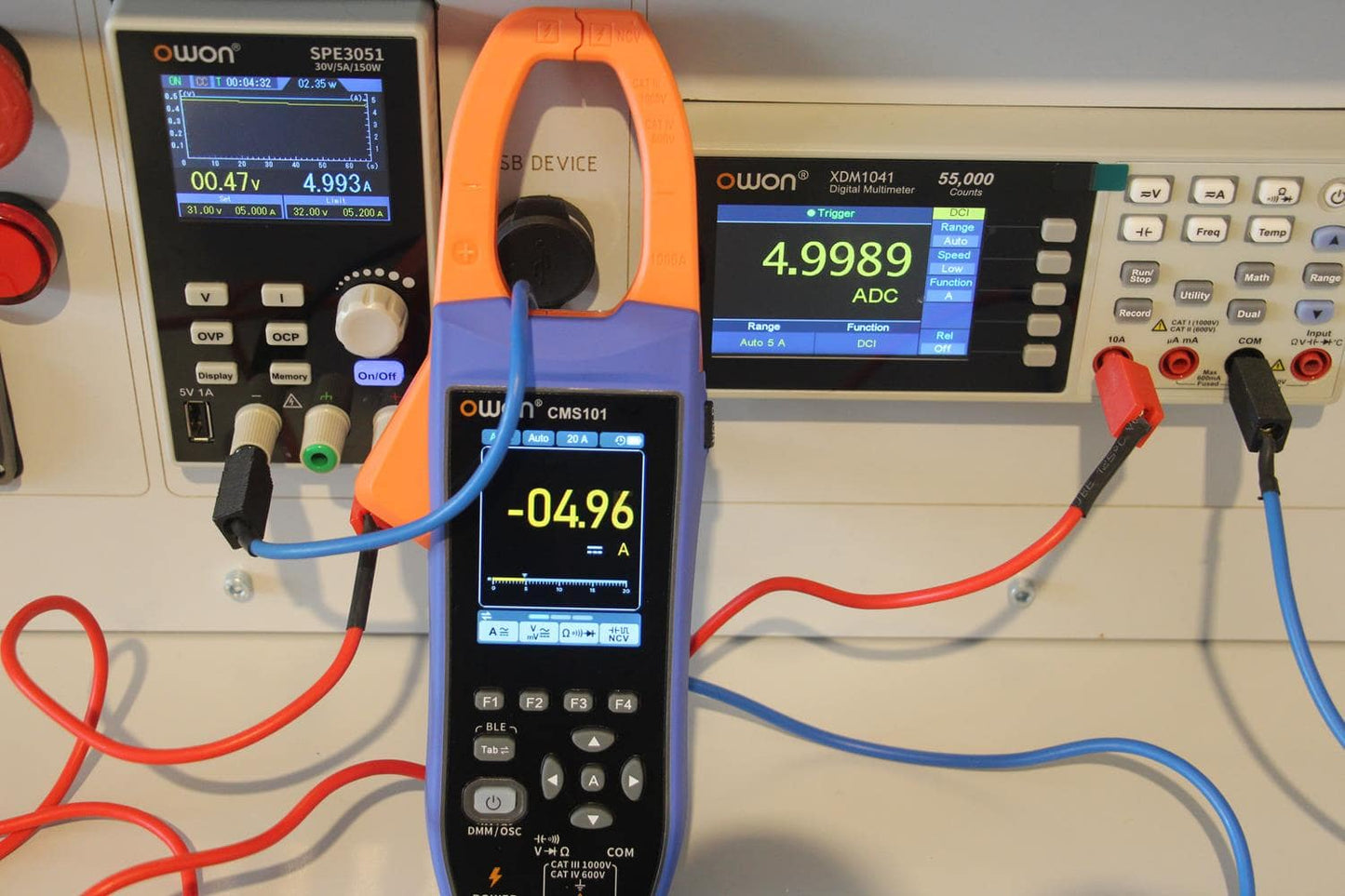 Owon CMS101 Clamp Meter with Oscilloscope – 1 kHz Bandwidth, 1000 A, 1000 V