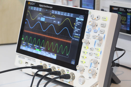 OWON ADS3204 Digital Oscilloscope – 200 MHz, 4 Channels, 10” Touch Display