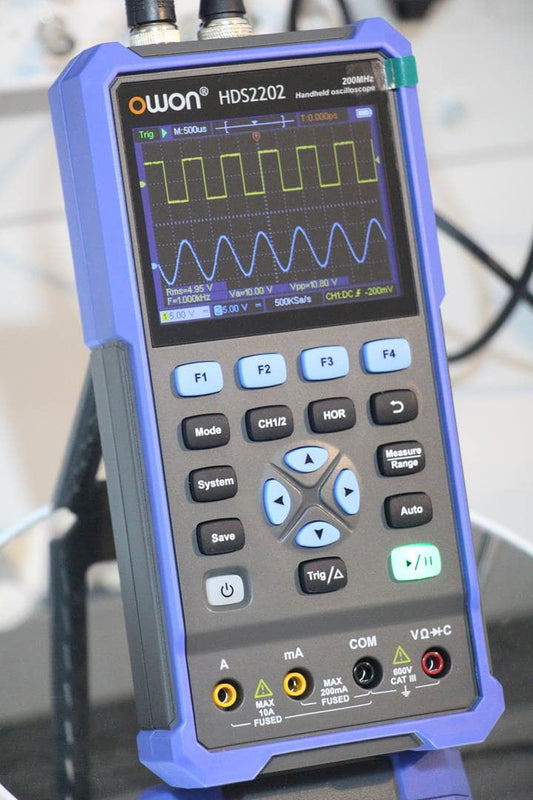 OWON HDS2202 Handheld Oscilloscope &Multimeter – 200 MHz