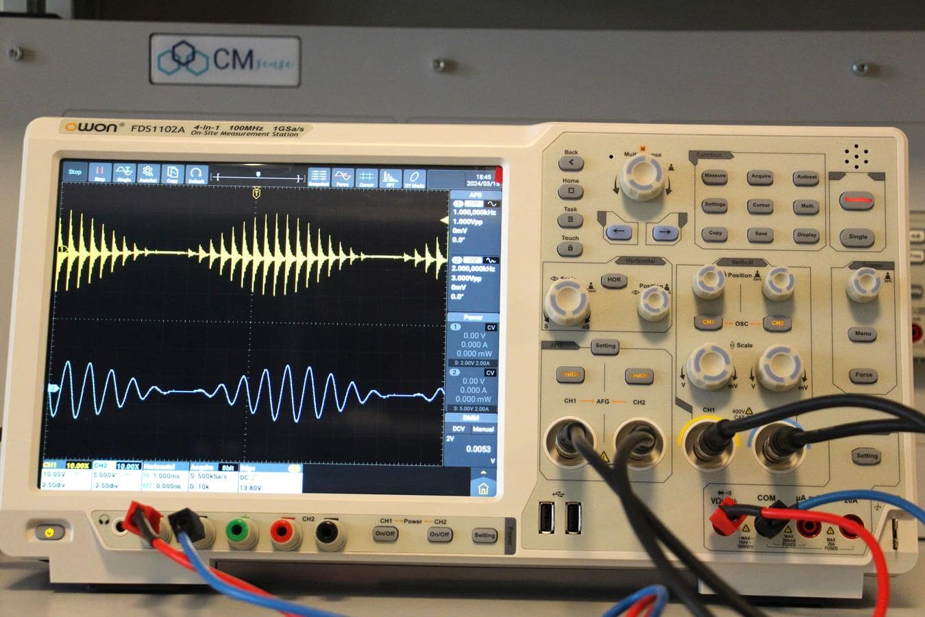 OWON FDS1102A Android-Based Multi-Function Oscilloscope – 100 MHz, 14-bit