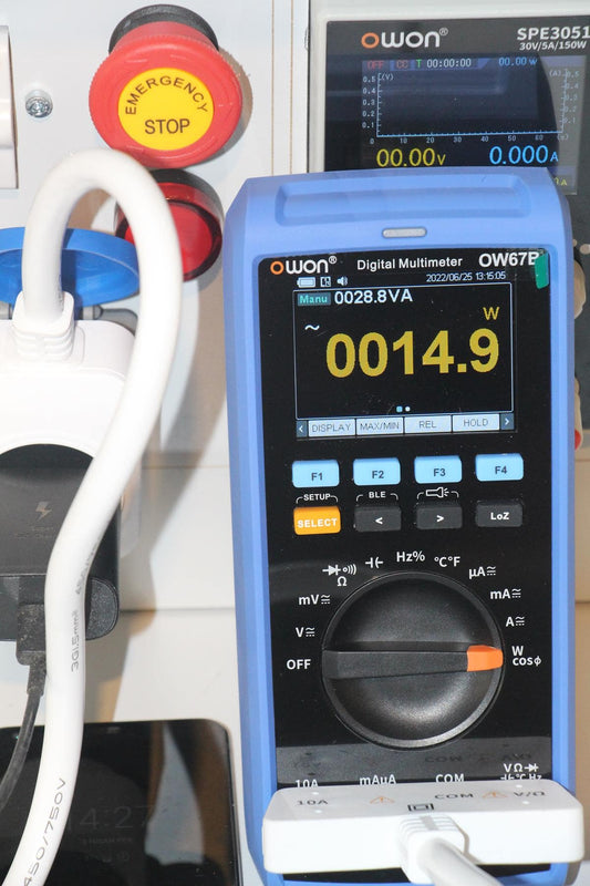 Owon OW67B Laboratory & Industrial Multimeter – True RMS, LoZ, Power Measurement, USB