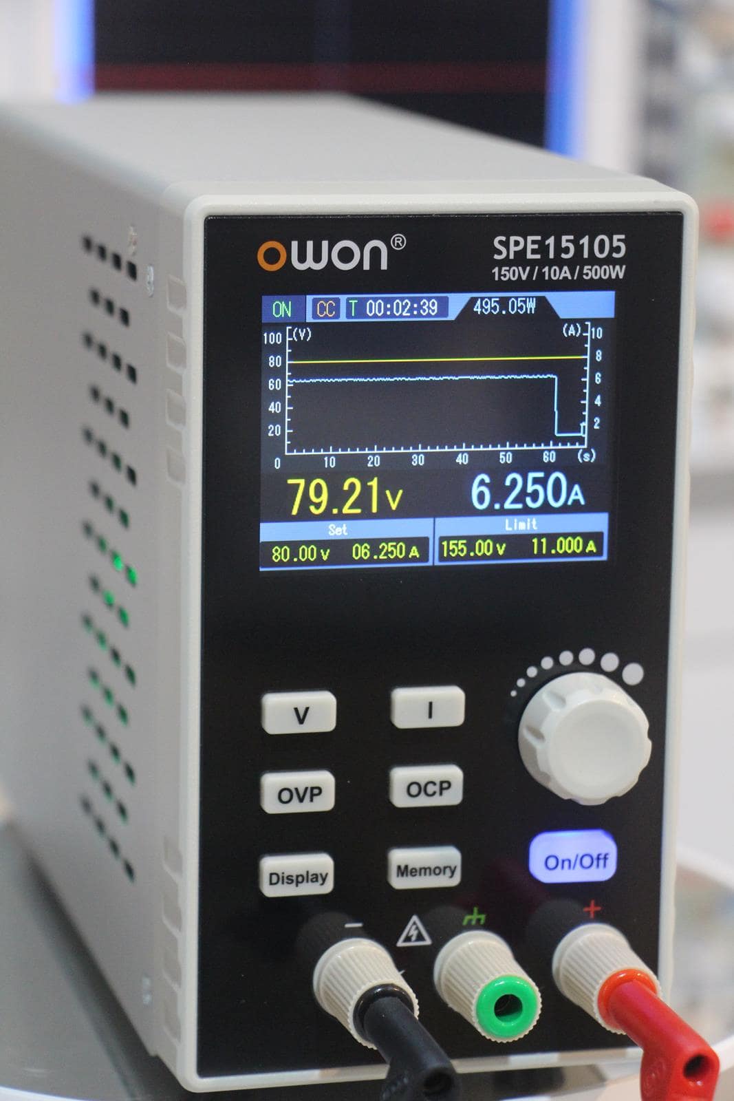 OWON SPE15105 Programmable DC Power Supply – 150V / 10A / 500W