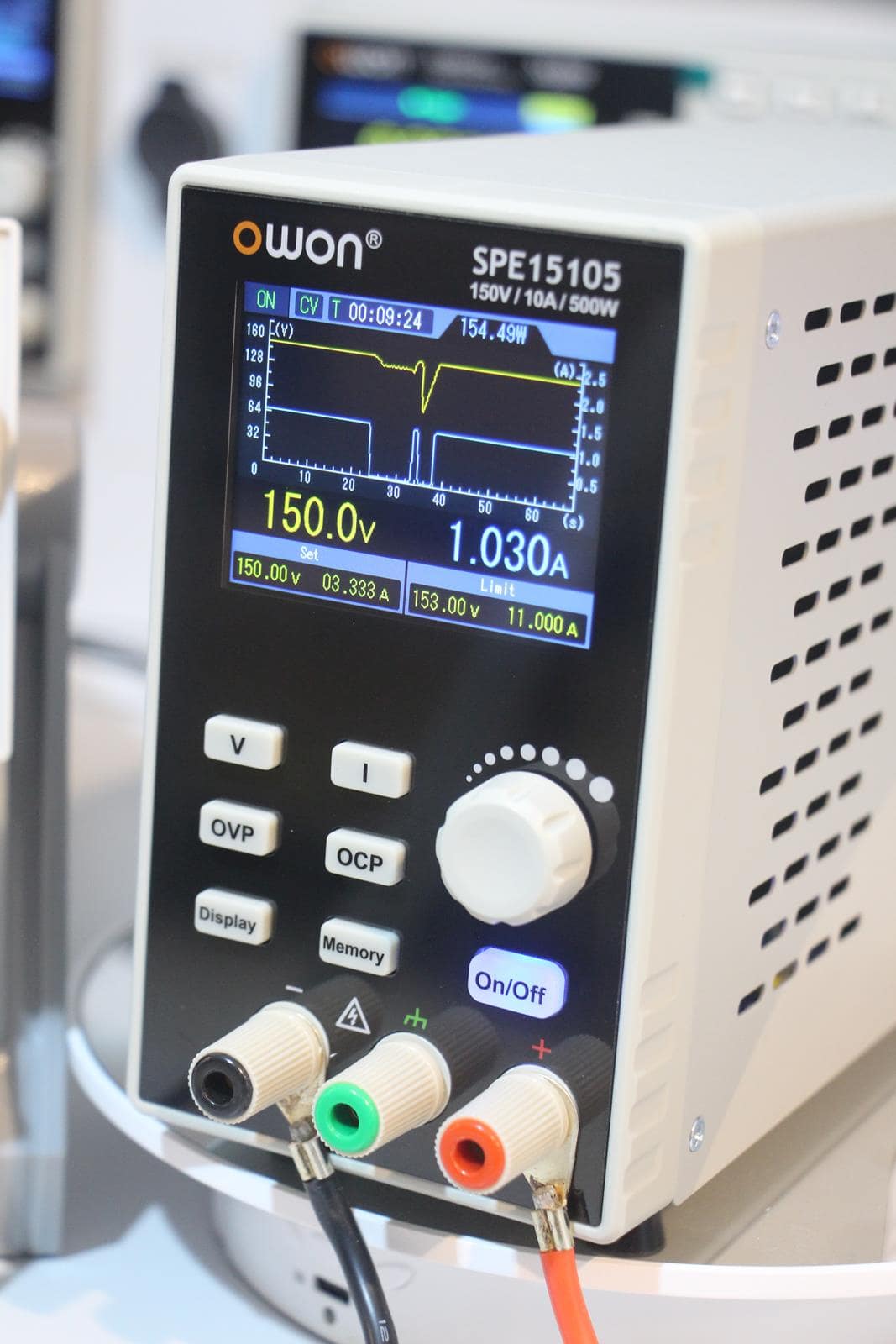 OWON SPE15105 Programmable DC Power Supply – 150V / 10A / 500W