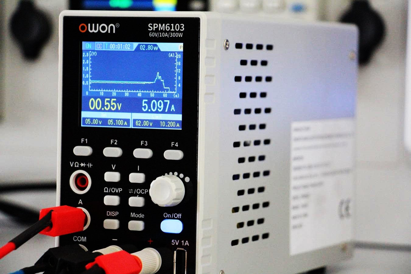 OWON SPM6103 DC Power Supply with Multimeter – 60 V / 10 A, 300 W