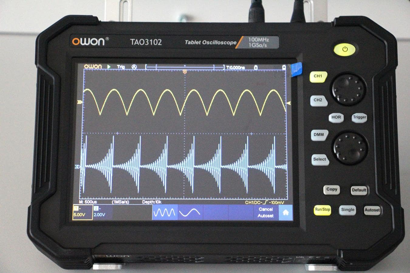 Owon TAO3102 Tablet Oscilloscope + Multimeter 100MHz