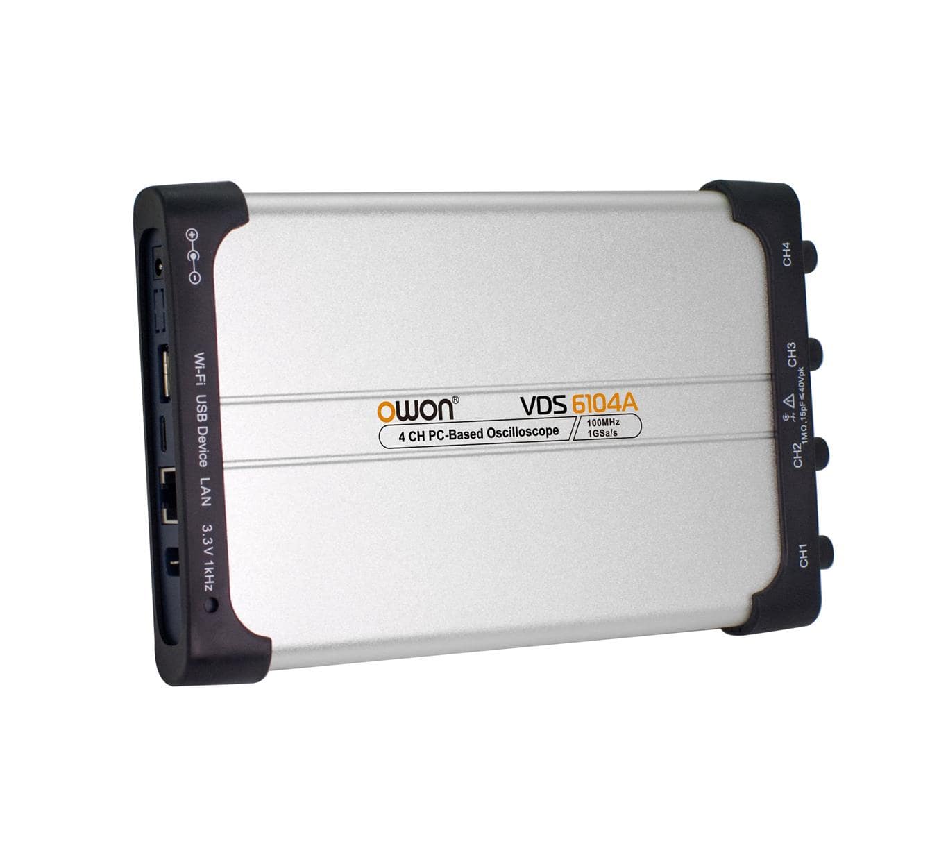 OWON VDS6104A Virtual PC Oscilloscope – 100 MHz, 4 Channels, 14-bit