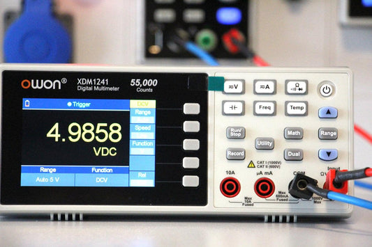 Owon XDM1241 Benchtop Digital Multimeter – 4½ Digit, 55,000 Counts, Battery Operated
